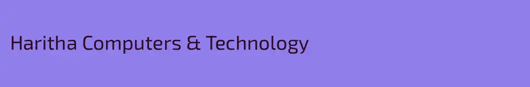 Haritha Computers & Technology